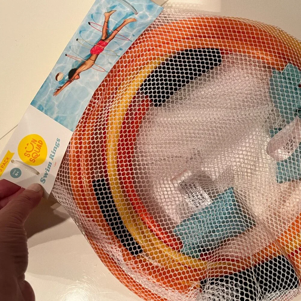 Swing Rings (Pack of 3) (Swim Through them! (new) Age 6 and up. (kids/x)